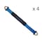 Tie 4 Safe 2 x 36 Axle Straps w/ Sleeve and D Rings, WLL- 3,333 lb, PK4 RT41A-36M18-BU-C-4 - alternate 1